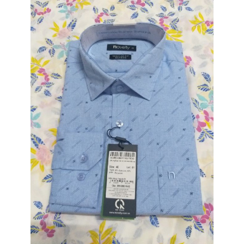 Sơ mi nam dài tay Novelty size 40 | BigBuy360 - bigbuy360.vn