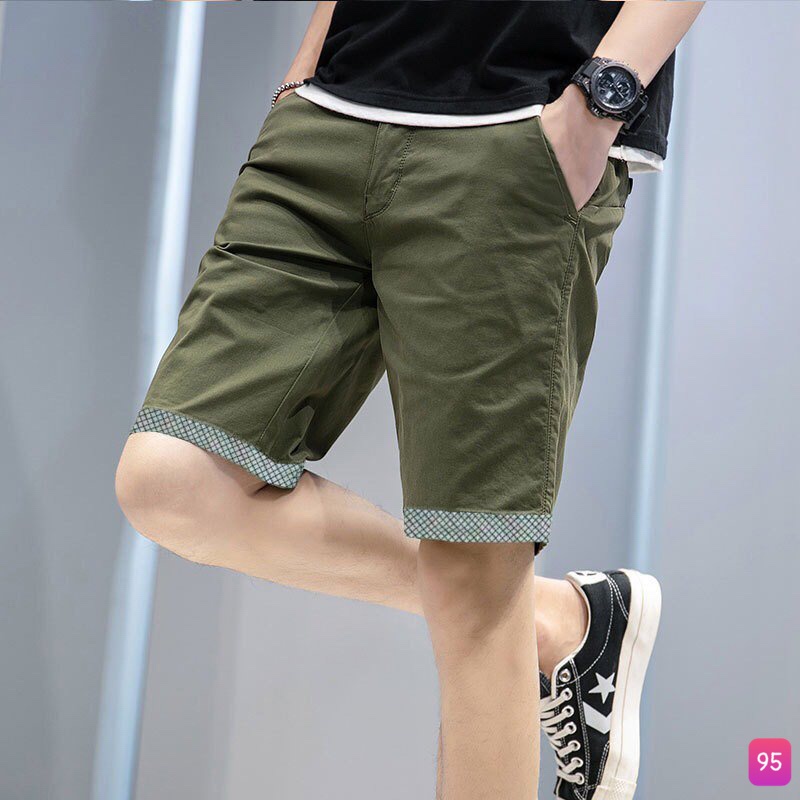 Quần Short Đùi Kaki Nam Túi Hộp Quảng Châu Cao Cấp Nhiều Màu M279