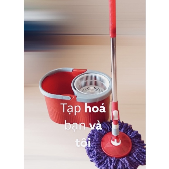 thùng lau nhà siêu bền có cây