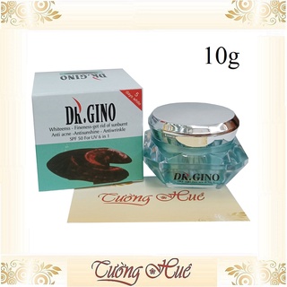Kem dưỡng trắng da mờ thâm linh chi dr.gino 6 in 1 cream - 10g.