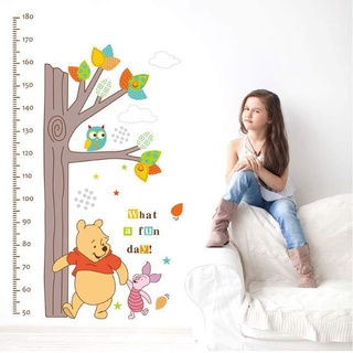 Decal thước đo chiều cao dán tường đáng yêu - đủ mẫu
