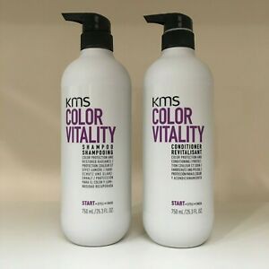 DẦU GỘI XẢ KMS GIỮ MÀU TÓC NHUỘM COLOR VITALITY 750ML*2