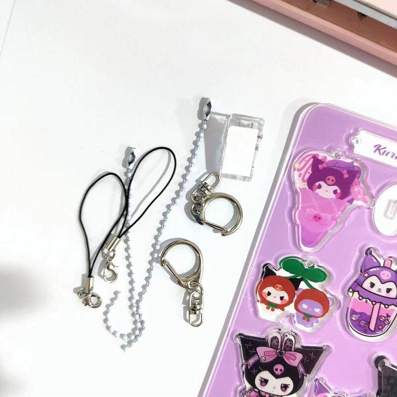Bộ 7 Mô Hình Sanrio mymelody Kuromi Cinnamoroll Để Bàn Trưng Bày Móc Khóa Bằng Acrylic