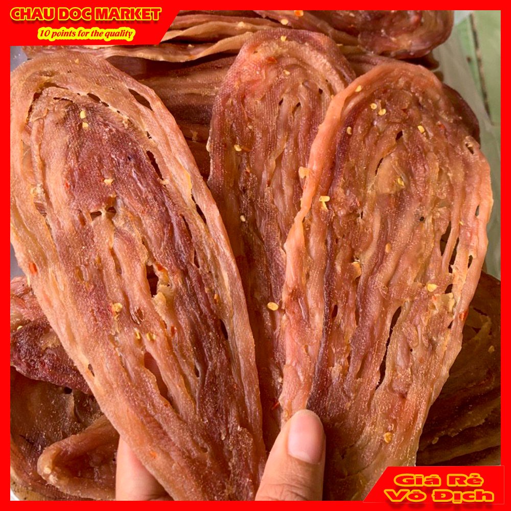 Khô Rắn Đồng Châu Đốc Ướp Gia Vị Vừa Ăn Dạng Miếng Thơm Ngon Nhà Làm Gói 500gr