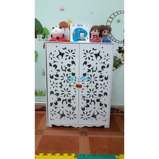 Tủ giày 3 tầng hoa cúc p-home