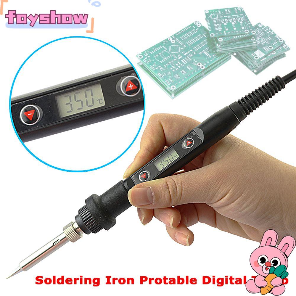 Mỏ Hàn 80W Có Màn Hình LCD Hiển Thị Nhiệt Độ Không Đổi Kỹ Thuật Số