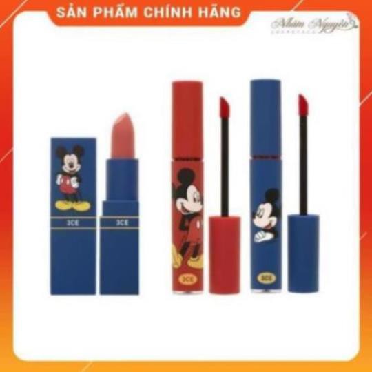 [CHÍNH HANG] - [FREESHIP]-Son 3CE Mickey TATTOO LIP TINT - 💝 Son 3CE Mickey Mouse Limited Edition