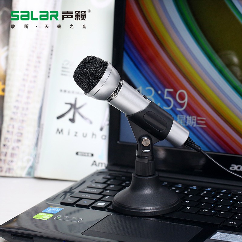 Microphone Dành Cho Máy Tính, PC Live Stream Salar M9