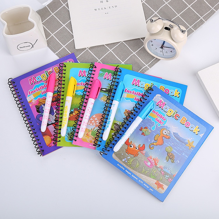 Sách Vẽ Màu Nước Nhiều Màu Sắc Dễ Thương Cho Bé