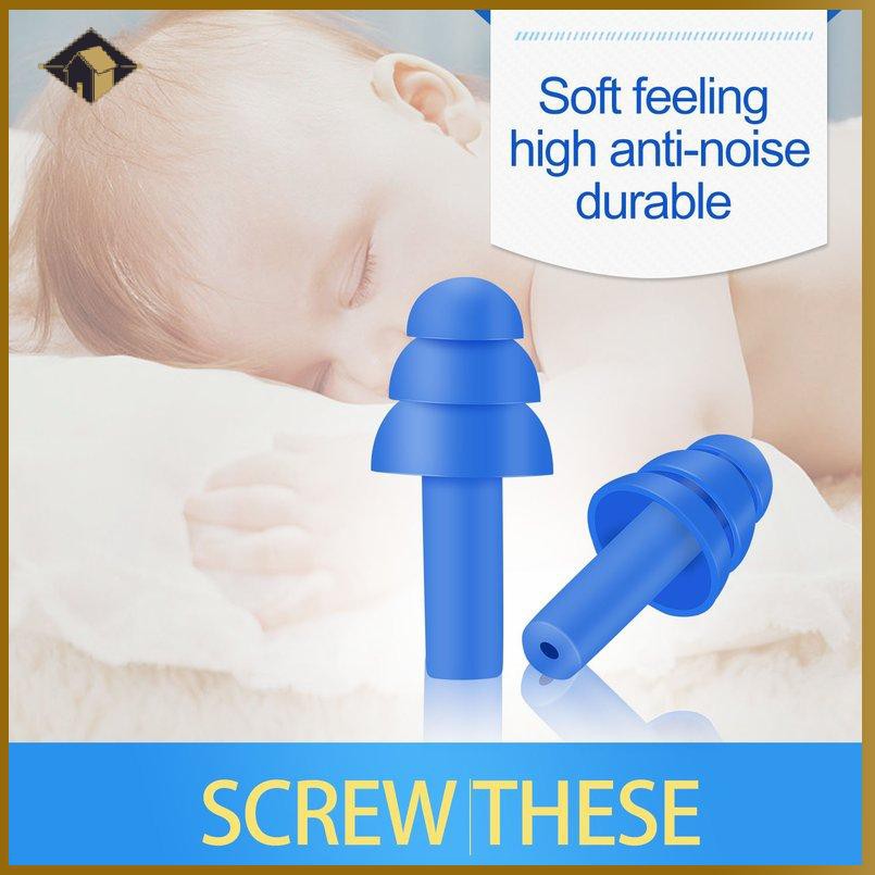 Nút bịt tai chống ồn silicone cách âm khi ngủ có Giá