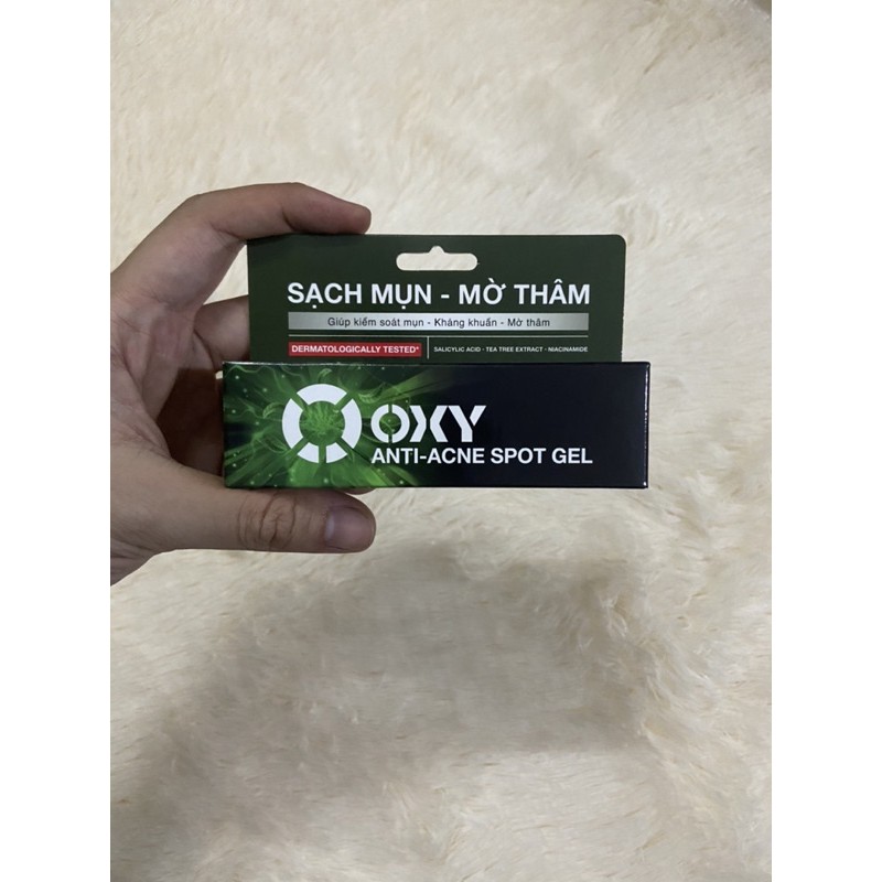 OXY Anti Acne Spot Gel - Gel sạch mụn, mờ thâm 10g (Mẫu mới 2020)