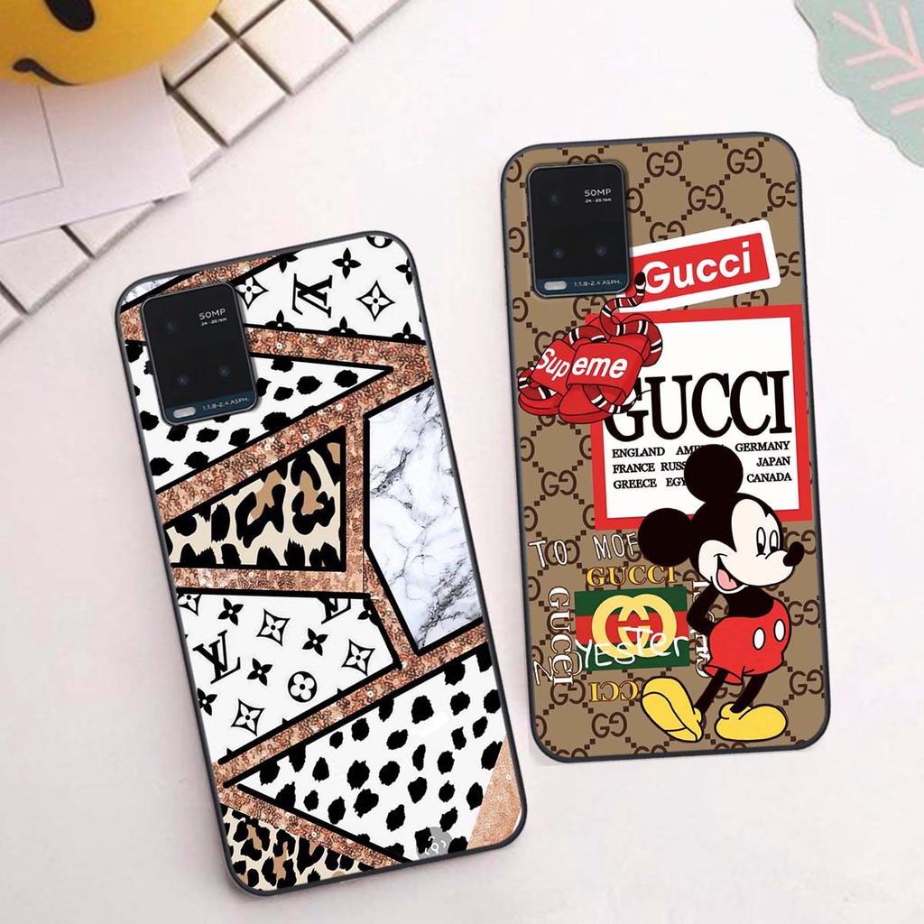 Ốp lưng Vivo Y21S / Y33S hình thương hiệu, thời trang, cute, đáng yêu