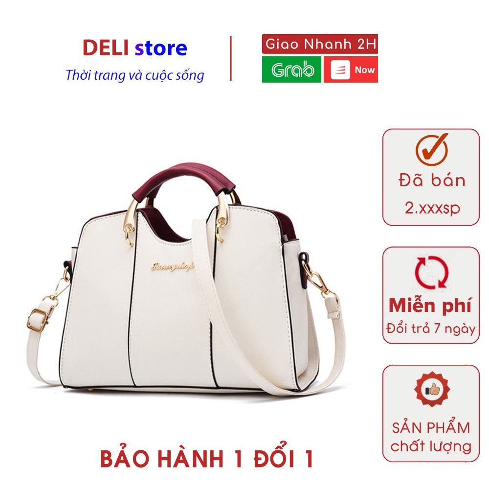 Túi xách nữ công sở 💖HOTTREND 💖 Túi xách nữ đeo chéo cao cấp Hàn Quốc  Deli T60917