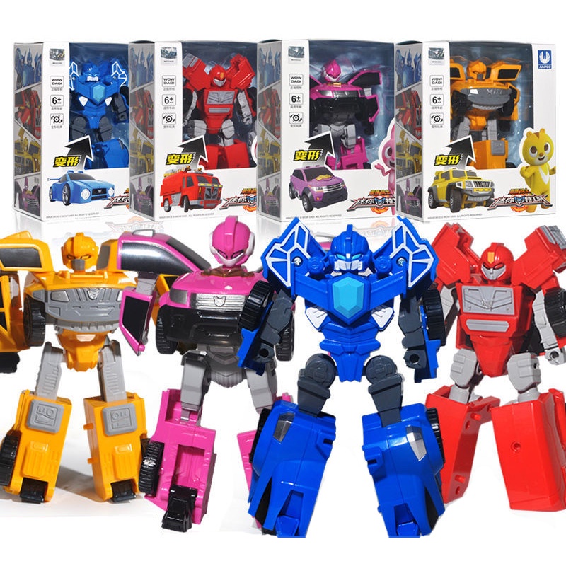 2021 Đồ chơi Robot Biến hình Lực lượng nhỏ Hình hành động MiniForce X Volt Mô phỏng Xe hơi Biến hình Máy bay Đồ chơi Đặc