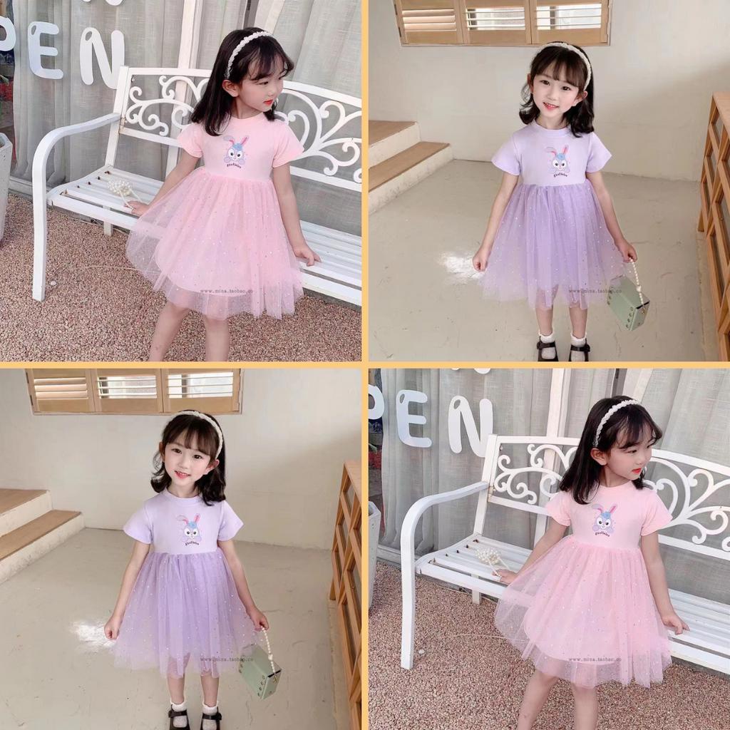 Váy Ren Thỏ Tím A51 Cho Bé Gái - Jumping Beans Official Store