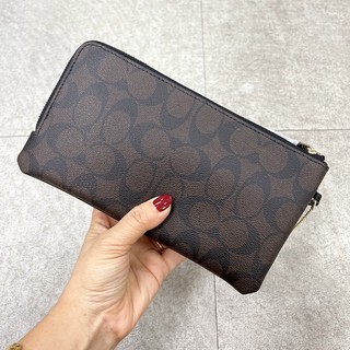 Ví C0ach 2 ngăn chất canvas bền đẹp