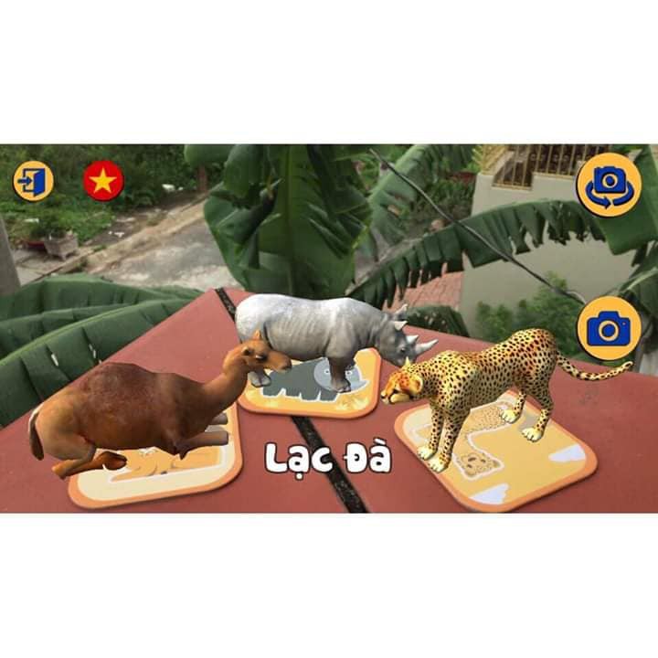 Bộ Thẻ 3D Song Ngữ Anh-Việt CAROBY