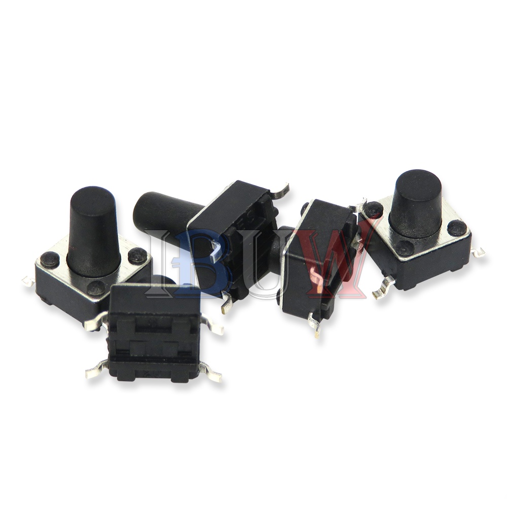 Set 50 Nút Công Tắc Ấn 6x6x4.3 / 5 / 6 / 7 / 7.3 / 9 / 10mm 6 * 6 * 4.3mm 5mm 6mm 7mm