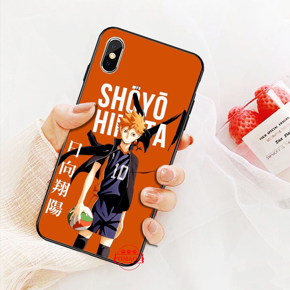 Ốp Điện Thoại TPU Dẻo Họa Tiết Hoạt Hình Haikyuu Cho iPhone 6 6S 7 8 Plus X XS XR 11 Pro Max 24TY