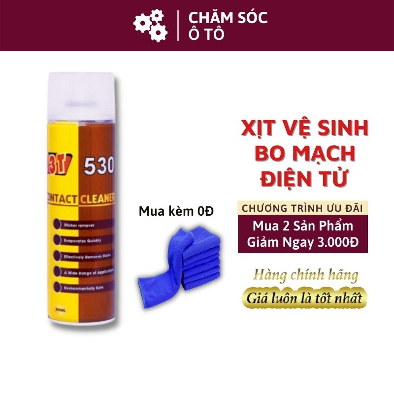 Nước Tẩy Rửa Keo Kính 3T 530 🔥 Freeship 🔥 Bình Xịt Lau Máy Linh Kiện, Bo Mạch Điện Tử, màn Hình Điện Thoại - CSOTVN