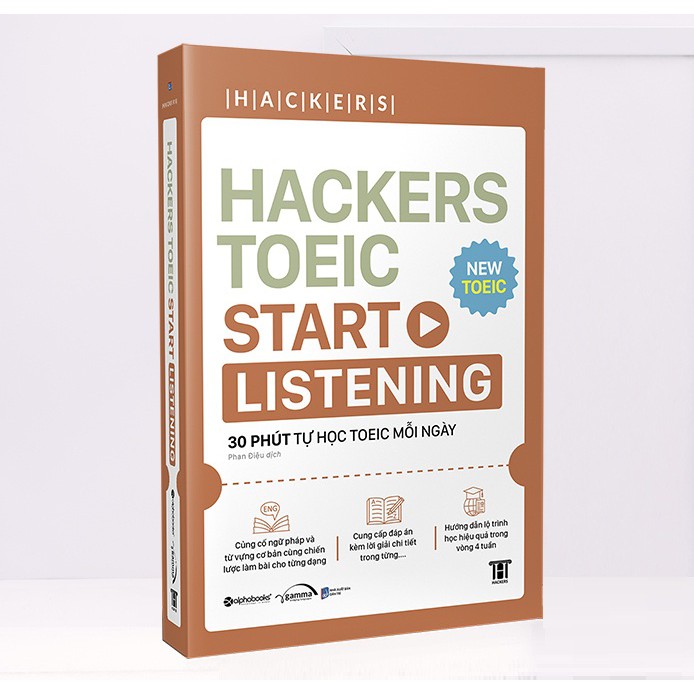 Sách Hackers Toeic Start Listening Tặng Kèm Bookmark