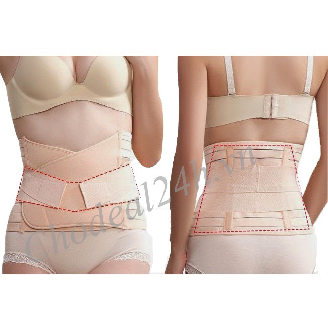 Gen nịt bụng định hình eo thon 2 lớp thun