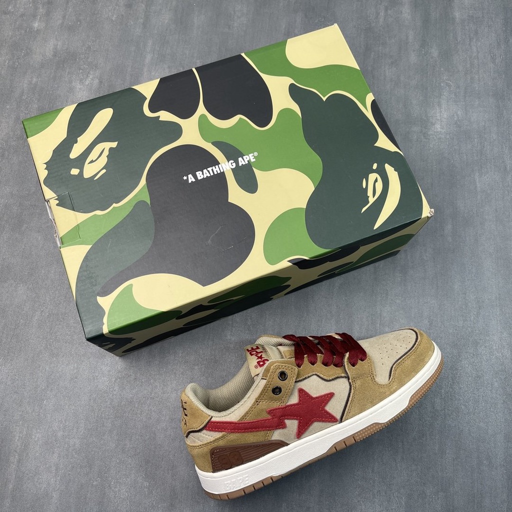 Giày Thể Thao Cổ Thấp Bathing Ape BAPE SK8 Sta Size 39-45