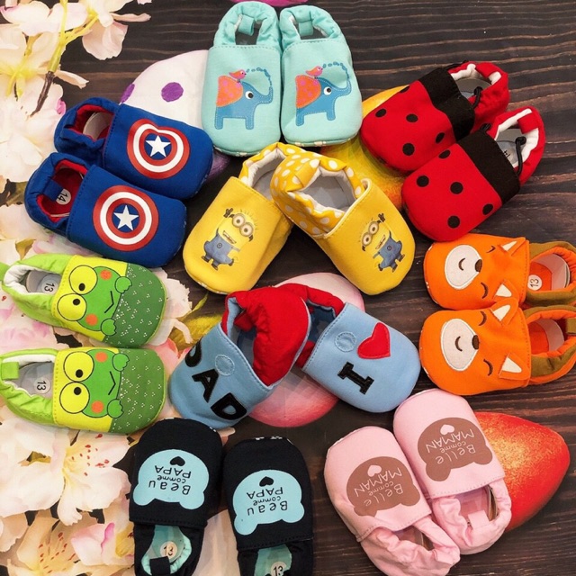 GIÀY VẢI NỈ CHO BÉ
