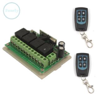 Bộ Điều Khiển Từ Xa 4 Kênh Dc 12v Cho Cửa Ga-Ra