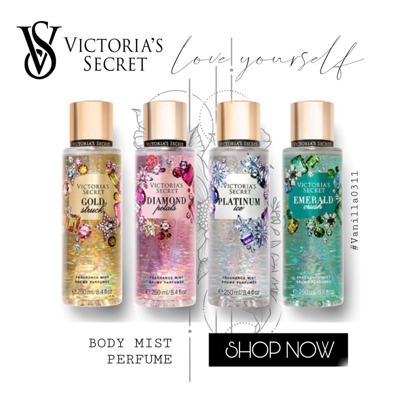 Xịt Dưỡng Thể Body Mist Victoria’S Secret "WINTER DAZZLE" 30ml/50ml/100ml ( Auth/Bill Mỹ ) 🌟 Free Ship 🌟