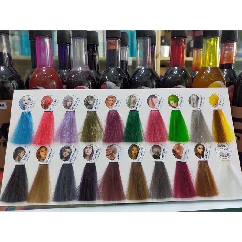 Màu nhuộm phủ bóng khói tuyết 5D Hàn Quốc 450ml