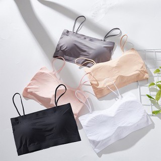 Hàng mới về- áo bra đúc su quây 2 dây 8881 siêu mịn- áo free size