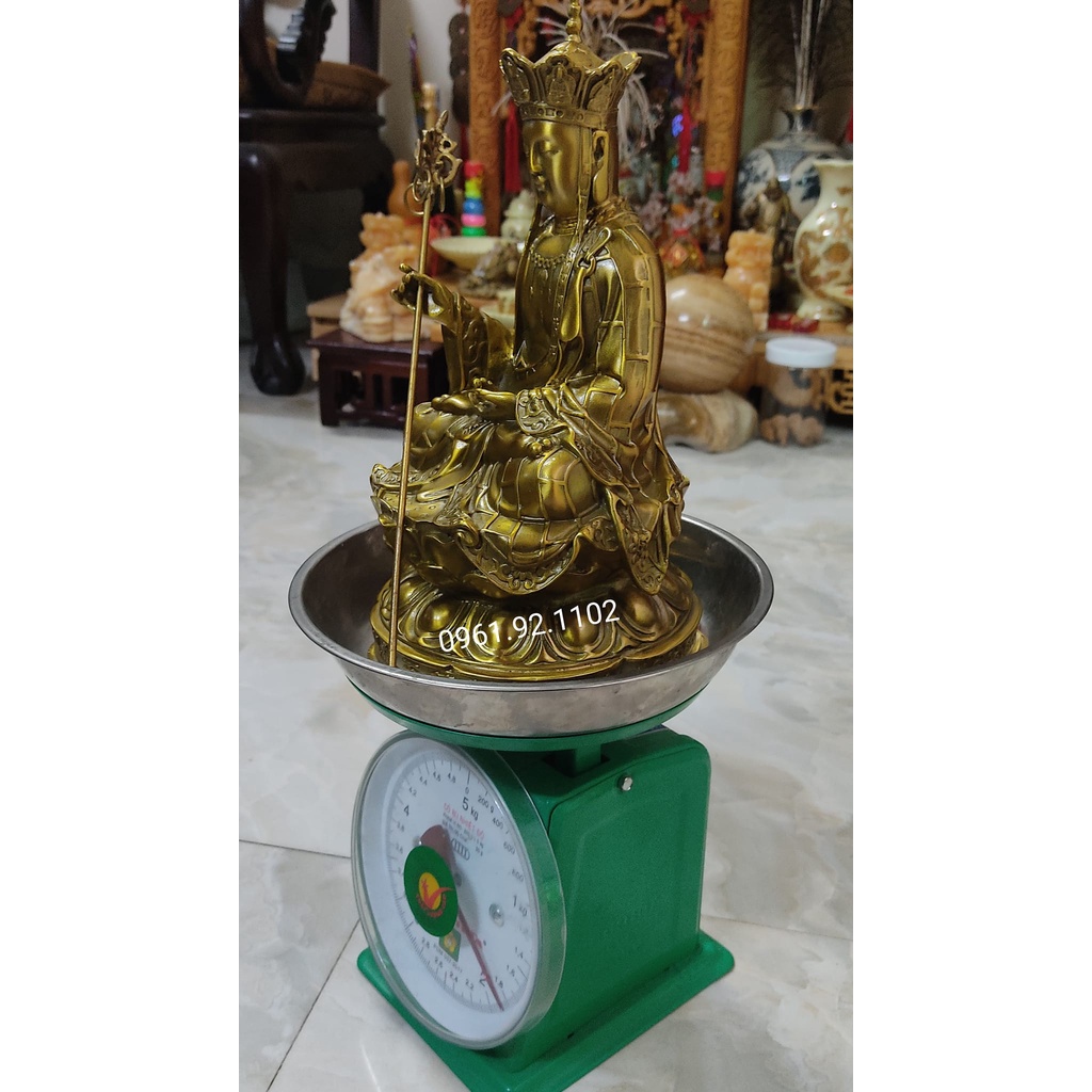 Tượng Phật Địa Tạng Vương Bồ Tát Bằng đồng cao 25cm