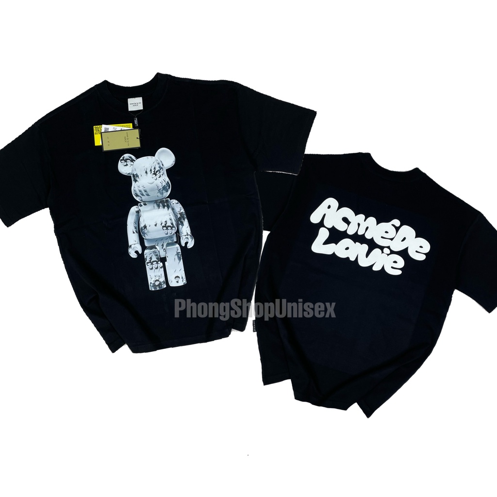 Áo thun ADLV Bearbrick, Áo phông tay lỡ nam nữ Form rộng chất Cotton PhongShopUnisex