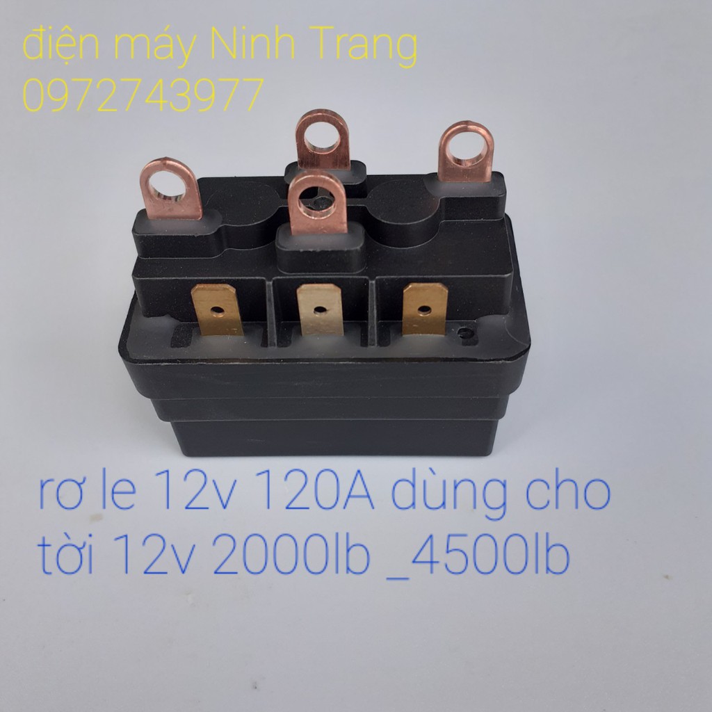 Phụ kiện tời điện 12v ắc quy , tay cầm, công tắc ,rơ le 12v24v Tay cầm điều khiển từ xa không dây