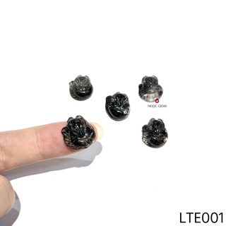 Mặt Đá Hồ Ly Thạch Anh Tóc Đen - Ngọc Gems