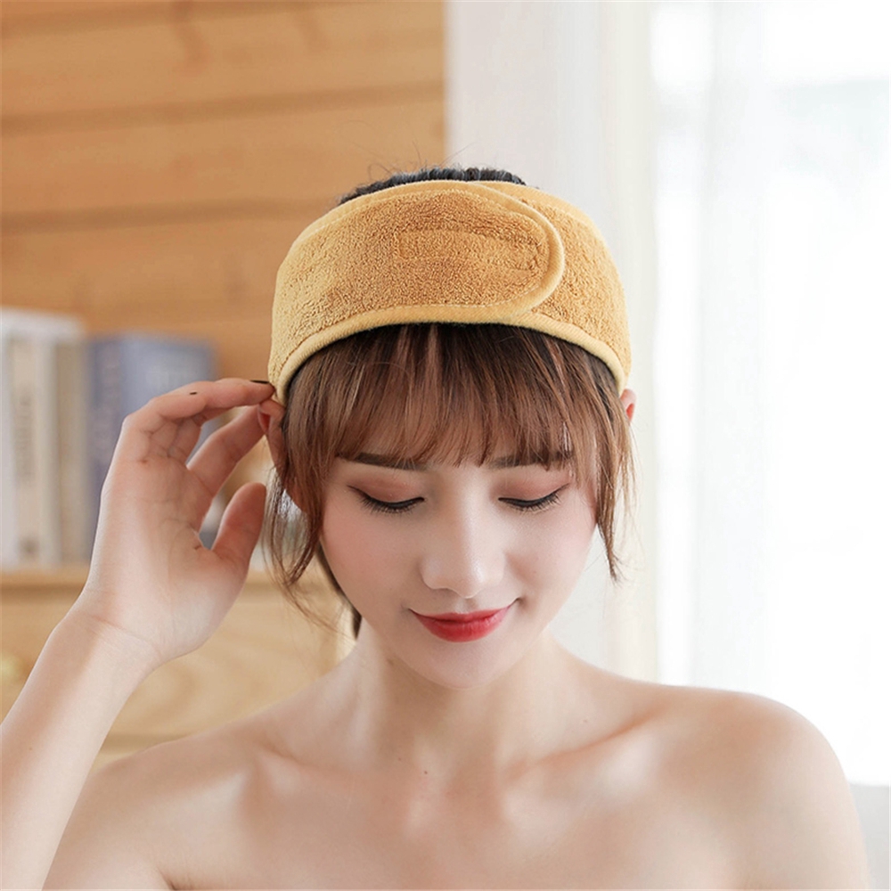 Băng Đô Cài Tóc Cho Nữ Vải Lông Mềm Mại