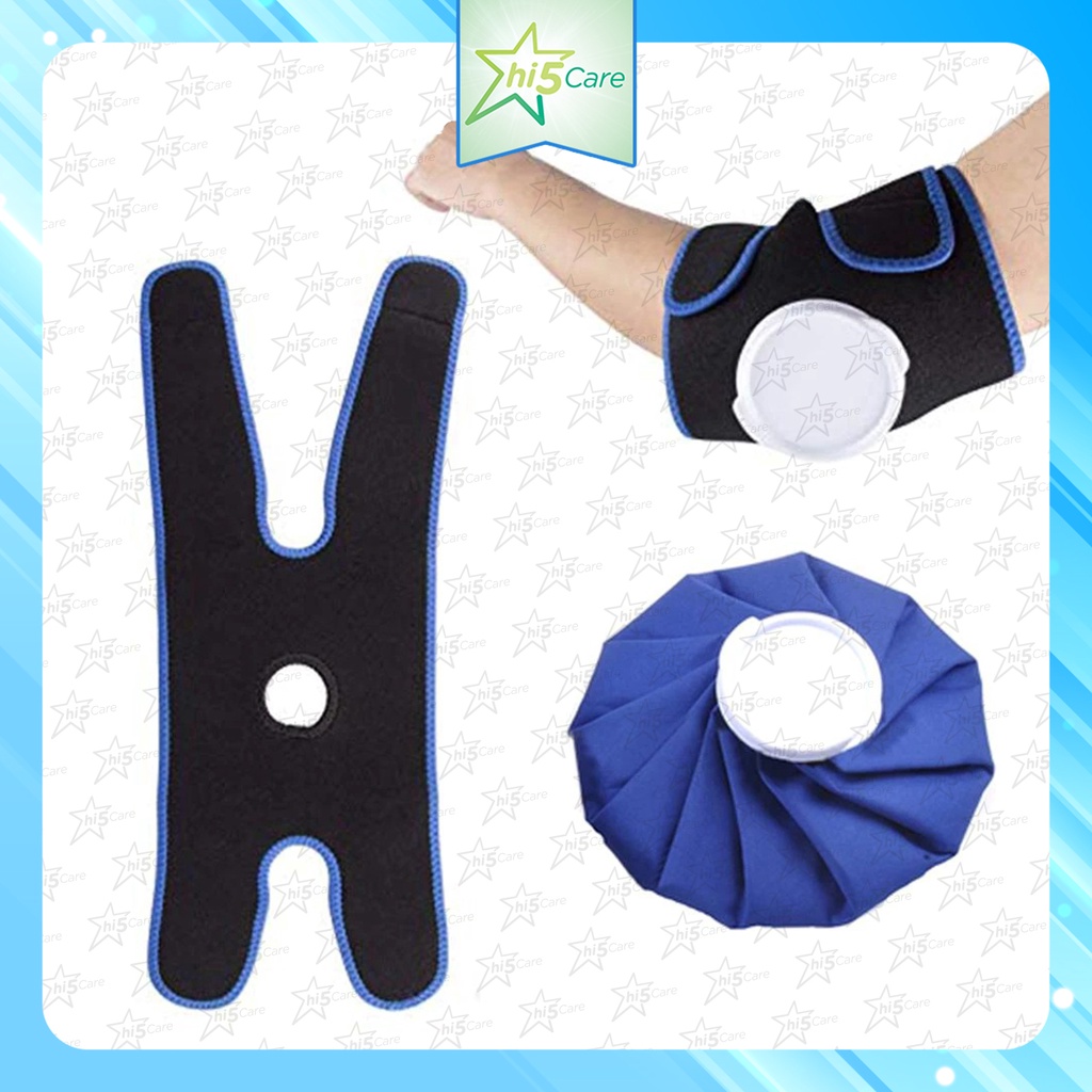 Túi Chườm Nóng Lạnh Giảm Đau có Đai Cố Định Dùng cho thể thao Dụng cụ hỗ trợ khớp, Bong gân   #chuom-05