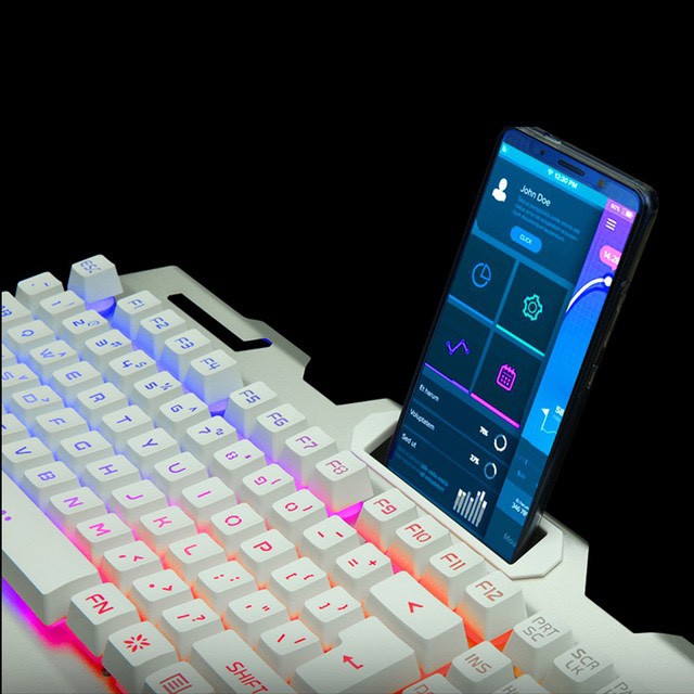 LANGTU V2 |Combo Bàn Phím cơ và Chuột Chơi Game 104 Phím Đèn Nền Có Dây USB Bàn Phím Cơ Led Rgb Cho Máy Tính Bảng Để Bàn