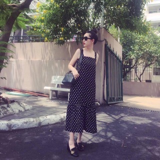 Váy maxi chấm bi