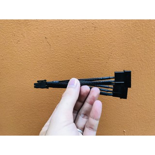 Cáp Cấp Nguồn Phụ Molex ATA sang 6 pin cho card đồ họa VGA