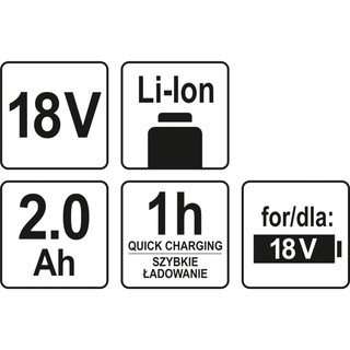 Pin Lithium 18V Yato YT-82842