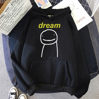 Áo Hoodie Dream Merch Bông Tai Kẹp In Áo Dạo Phố Áo Khoác Áo Khoác Trùm Đầu Có Mũ Trùm Đầu