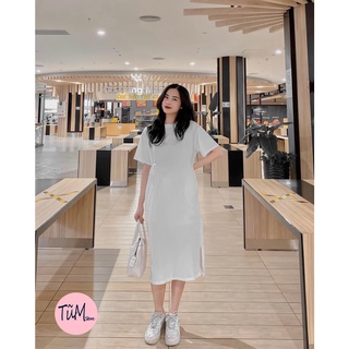 Váy xuông form rộng basic trơn 2 màu
