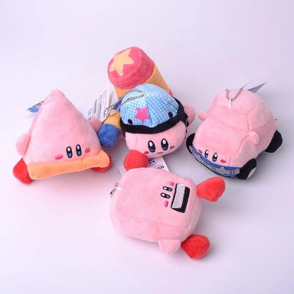 Búp Bê Kirby Nhồi Bông Mềm Mại Có Móc Khóa Trang Trí Ba Lô