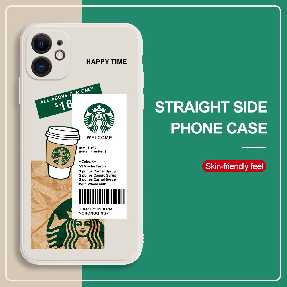 Ốp điện thoại dẻo họa tiết Starbuck H039 cho Xiaomi Redmi Note 10 Pro Max Redmi 9T 9 Pro 8 Pro 7 Pro Note 10S 9A