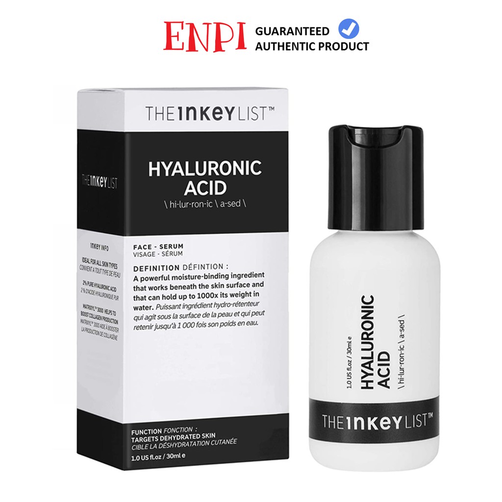 Tinh chất dưỡng ẩm da The Inkey List Hyaluronic Acid Serum