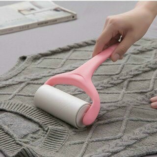 Con lăn dính bụi bẩn quần áo xoay 360 độ, cây lăn cầm tay hút dính lông chó mèo sợi vải trên chăn đệm bàn salon-TP036
