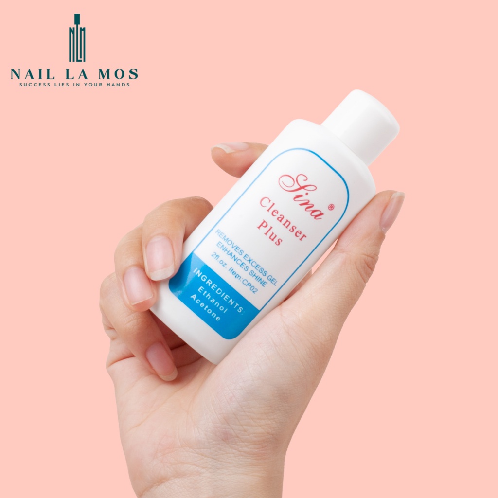 Nước lau gel Sina 60ml - dung dịch lau gel nail nhỏ gọn, tiện dụng