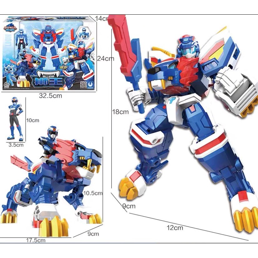 MiniForce Mô Hình Đồ Chơi Robot Biến Hình, biệt đội siêu nhân nhí